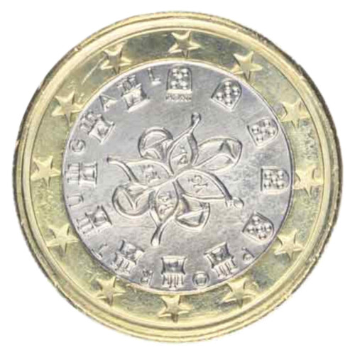 1 Euro Kursmünze Portugal bankfrisch