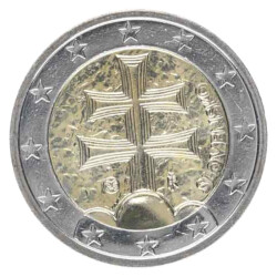 2 Euro Kursm&uuml;nze Slowakei bankfrisch