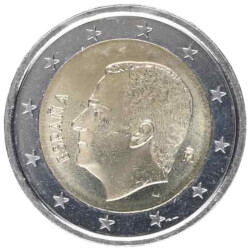 2 Euro Kursm&uuml;nze Spanien bankfrisch seit 2015