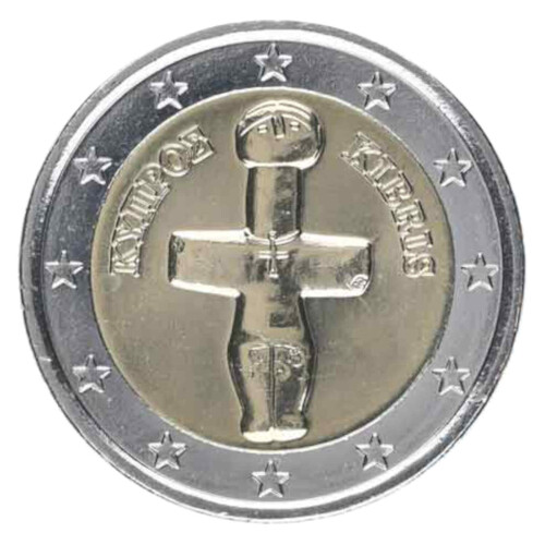 2 Euro Kursmünze Zypern bankfrisch