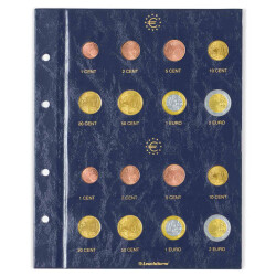 VISTA-Münzblätter Euro Kursmünzen