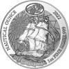 50 Francs Ruanda 2022 - 1 Unze Silber BU - Nautical Ounce: USS Constitution