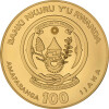 100 Francs Ruanda 2022 - 1 Unze Gold BU - Nautical Ounce: USS Constitution