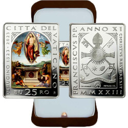 25 Euro Gedenkmünze Vatikan 2023 Silber PP -...