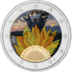 2 Euro Litauen 2023 - Zusammen mit der Ukraine -...