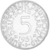 5 DM Kursmünze 1951 J