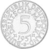 5 DM Kursmünze 1957 D