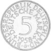 5 DM Kursmünze 1958 G