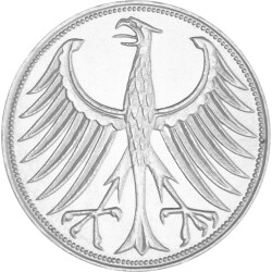 5 DM Kursmünze 1964 F