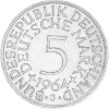 5 DM Kursmünze 1964 J