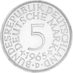 5 DM Kursmünze 1965 D