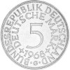 5 DM Kursmünze 1968 G