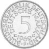 5 DM Kursmünze 1969 F