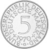 5 DM Kursmünze 1970 G