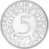 5 DM Kursmünze 1973 D