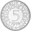 5 DM Kursmünze 1974 D