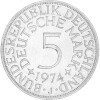 5 DM Kursmünze 1974 J