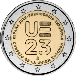 2 Euro Gedenkmünze Spanien 2023 bfr. - Vorsitz...