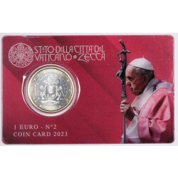 1 Euro Coincard Vatikan 2023 - Nr. 2