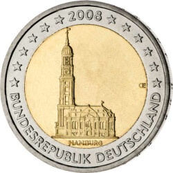 2 Euro Gedenkmünze Deutschland 2008 bfr. - Michel
