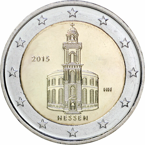 2 Euro Gedenkmünze Deutschland 2015 bfr. - Paulskirche