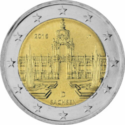 2 Euro Gedenkm&uuml;nze Deutschland 2016 bfr. -...