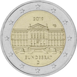 2 Euro Gedenkmünze Deutschland 2019 bfr. - Bundesrat