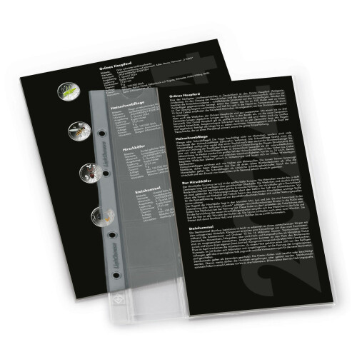 Nachtrag 2024 "Wunderwelt Insekten" für Vordruckalbum Dtsch.  5-Euro-Sammlerm., Band 1