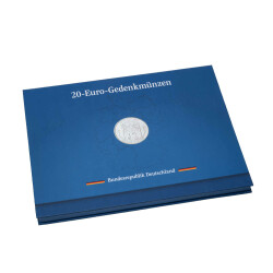 LEUCHTTURM Münzkassette für 20 dt. 20-Euro-Gedenkmünzen in Kapseln