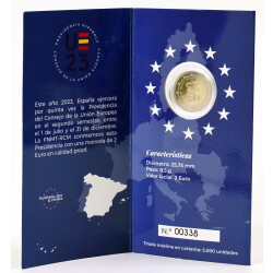 2 Euro Gedenkmünze Spanien 2023 PP - Vorsitz...