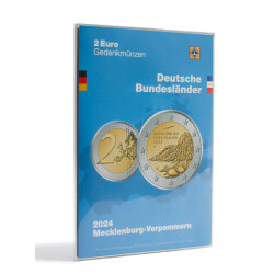 Münzkarte für deutsche 2-Euro-Gedenkmünze 2024 (Königsstuhl)