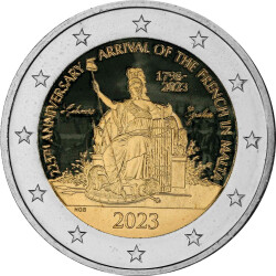 2 Euro Gedenkmünze Malta 2023 - Napoleon Bonaparte...