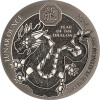 100 Francs Ruanda 2024 - 1 Unze Platin BU - Lunar: Jahr des Drachen