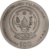 100 Francs Ruanda 2024 - 1 Unze Platin BU - Lunar: Jahr des Drachen