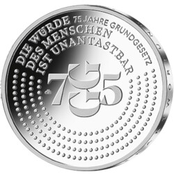 20 Euro Deutschland 2024 Silber bfr. - Grundgesetz
