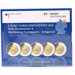 2 Euro Gedenkmünze Deutschland 2024 PP - Königsstuhl - im Blister