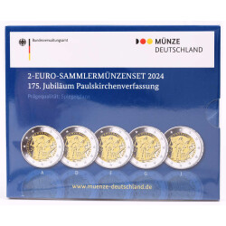 2 Euro Gedenkmünze Deutschland 2024 PP - Paulskirchenverfassung - im Blister