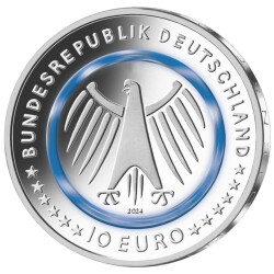 10 Euro Gedenkmünze Deutschland 2024 bfr. - Polizei - D München