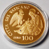 100 Euro Gedenkmünze Vatikan 2017 Gold PP - Evangelist Johannes
