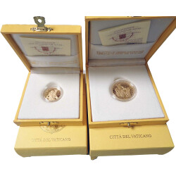 20 + 50 Euro Gold Gedenkmünzen-Set Vatikan 2009 -...