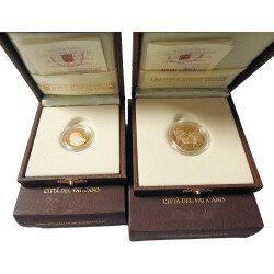 20 + 50 Euro Gold Gedenkmünzen-Set Vatikan 2011 -...