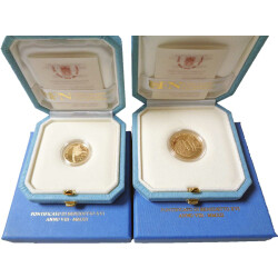 20 + 50 Euro Gold Gedenkmünzen-Set Vatikan 2012 -...