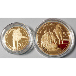 20 + 50 Euro Gold Gedenkmünzen-Set Vatikan 2012 -...