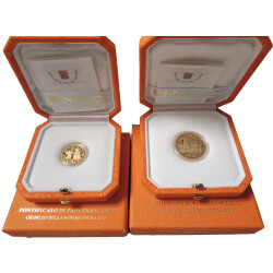 20 + 50 Euro Gold Gedenkmünzen-Set Vatikan 2016 -...