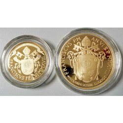 20 + 50 Euro Gold Gedenkmünzen-Set Vatikan 2018 -  Himmelfahrt und Pfingsten
