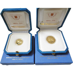 20 + 50 Euro Gold Gedenkmünzen-Set Vatikan 2019 -...