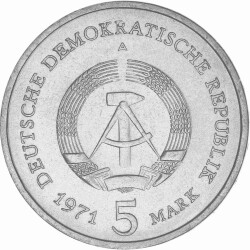 5 Mark DDR 1971 - Berlin, Brandenburger Tor