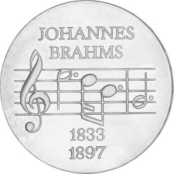 5 Mark DDR 1972 - Johannes Brahms