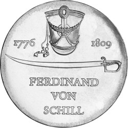 5 Mark DDR 1976 - Ferdinand von Schill