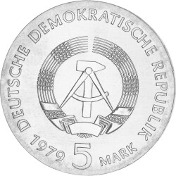5 Mark DDR 1979 - Albert Einstein